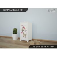Detská komoda Zamilovaní Žirafa - TYP 1
