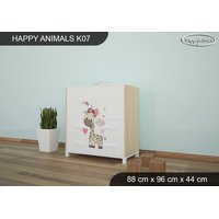 Detská komoda Zamilovaní Žirafa - TYP 7