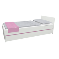 Detská posteľ so zásuvkou - CITY 200x90 cm - ružová