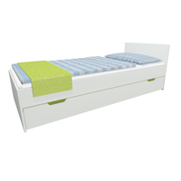 Detská posteľ so zásuvkou - MODERN 200x90 cm - zelená