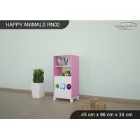 Detský úložný regál - HAPPY - TYP 2 - NÍZKY