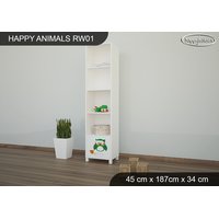 Detský úložný regál - Soví RODINKA - TYP 1 - VYSOKÝ