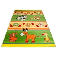 Detský koberec FARM GREEN