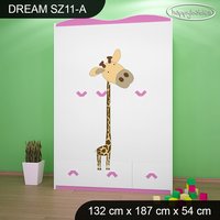 Detská skriňa ZVIERATKÁ - TYP 11A