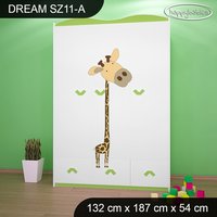 Detská skriňa ZVIERATKÁ - TYP 11A