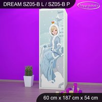 Detská skriňa ĽADOVÁ PRINCEZNÁ - TYP 5B