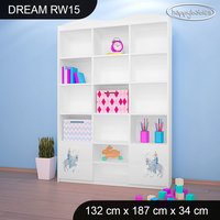 Detský úložný regál - ĽADOVÁ PRINCEZNÁ - TYP 15 - VYSOKÝ