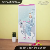 Detská skriňa ĽADOVÁ PRINCEZNÁ - TYP 7A