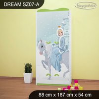 Detská skriňa ĽADOVÁ PRINCEZNÁ - TYP 7A