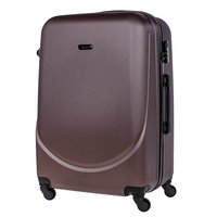 Cestovný kufor MILANO - hnedý