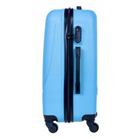 Cestovný kufor MILANO - svetlo modrý