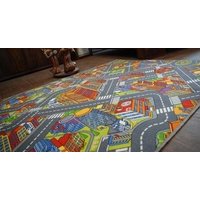 Detský koberec ULIČKA BIG CITY šedej