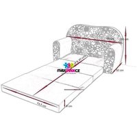 Detská pohovka SAFARI - zelená