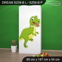 Detská skriňa DINOSAURI - TYP 8B