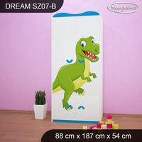 Detská skriňa DINOSAURI - TYP 7B