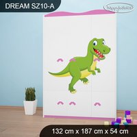 Detská skriňa DINOSAURI - TYP 10A