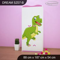 Detská skriňa DINOSAURI - TYP 7B