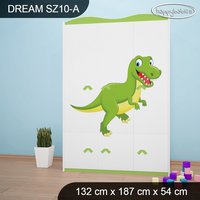 Detská skriňa DINOSAURI - TYP 10A