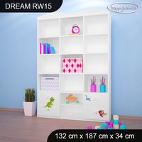Detský úložný regál - DINOSAURI - TYP 15 - VYSOKÝ