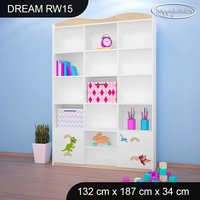 Detský úložný regál - DINOSAURI - TYP 15 - VYSOKÝ