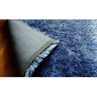 Kusový koberec Shaggy MAX Musso - tmavomodrý