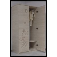 Detská šatníková skriňa BAMBI