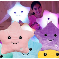 Svietiace vankúš HVIEZDA - modrý