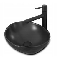 Keramické umývadlo MAXMAX Rea SOFIA black MAT