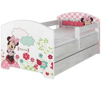SKLADOM: Detská posteľ Disney - MYŠKA MINNIE 140x70 cm