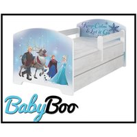 Detská posteľ bez šuplíku Disney - ĽADOVEJ KRÁĽOVSTVO 140x70 cm