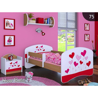 Detská posteľ bez šuplíku 180x90cm LOVE - buk