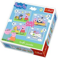 TREFL Puzzle Prasiatko Peppa 4v1 (35,48,54,70 dielikov)