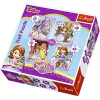 TREFL Puzzle Princezná Sofia Prvý 4v1 (35,48,54,70 dielikov)