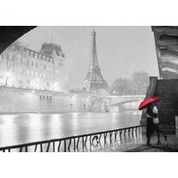 Puzzle Zamilovaný pár v Paríži - 1000 dielikov