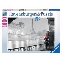 Puzzle Zamilovaný pár v Paríži - 1000 dielikov
