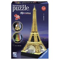 Svietiace 3D puzzle Eiffelova veža - 216 dielikov