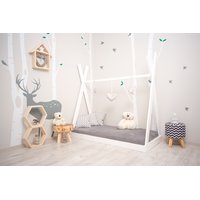 Detská posteľ z masívu DOMČEK típí APACHE 120x60 cm