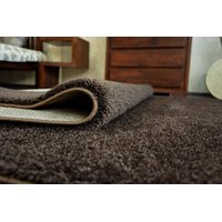 Kusový koberec SHAGGY MINI - hnedý