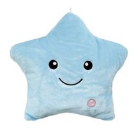 Svietiace vankúš HVIEZDA - modrý