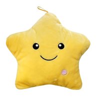 Svietiace vankúš HVIEZDA - žltý