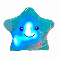 Svietiace vankúš HVIEZDA - modrý