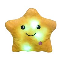 Svietiace vankúš HVIEZDA - žltý