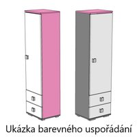 Šatníková skriňa PARÍŽ - TYP C