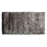 Kusový koberec Aljašky - čierny
