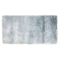 Kusový koberec Aljašky - sivý