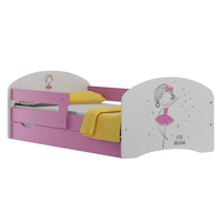 Detská posteľ so zásuvkami MALÁ balerínok 200x90 cm