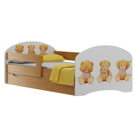 Detská posteľ so zásuvkami TRI MEDVÍDCI 180x90 cm