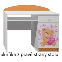 Písací stôl MACKO SO SRDIEČKOM - TYP A