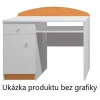 Písací stôl MACKO SO SRDIEČKOM - TYP A