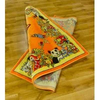 Detský koberec FUNKY ZOO orange